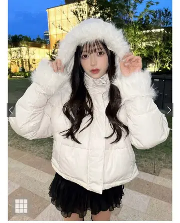 멀티 Way 후드 부착 퍼 다운 자켓