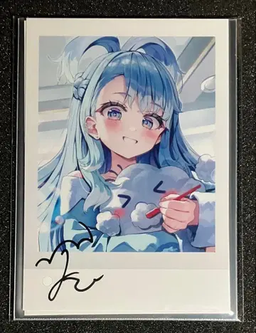 코보 카나에루 생일 기념 2024 친필 사인 폴라로이드풍 브로마이드 카드