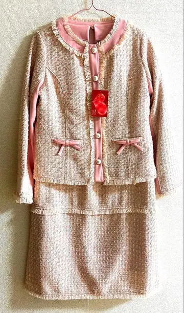 앤드러브 외출 편안함 LOVE 트위드 자켓 & 원피스