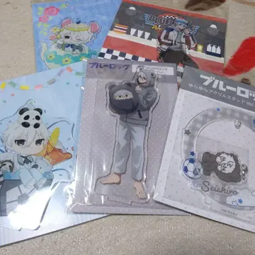 블루 록 묶음 판매 아크릴 스탠드 나기 5