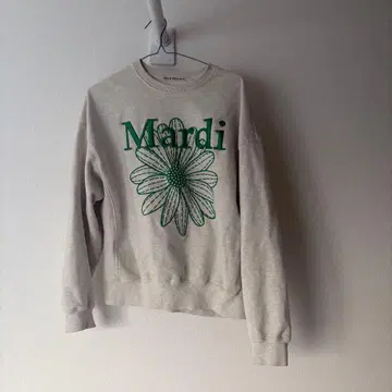 Mardi 꽃 프린트 그레이 트레이닝복