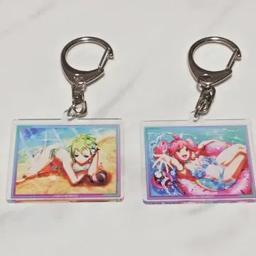 오샤레 우타 마크로스 Finale 미니 아크릴 키링 레이나 마키나