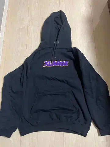 XLARGE 블랙 후드티