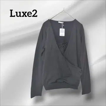 Luxe2 블랙 랩 스타일 긴팔 상의 택 포함