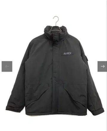 AVIREX 필드 자켓 다운 충전솜 블루종