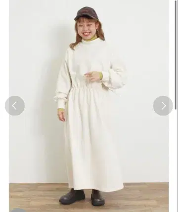 속기모 허리 드로스트 원피스