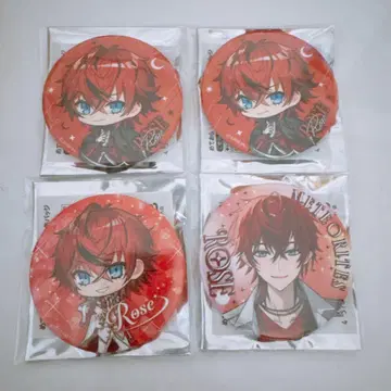 메테오라 로제 캔뱃지 4개 세트