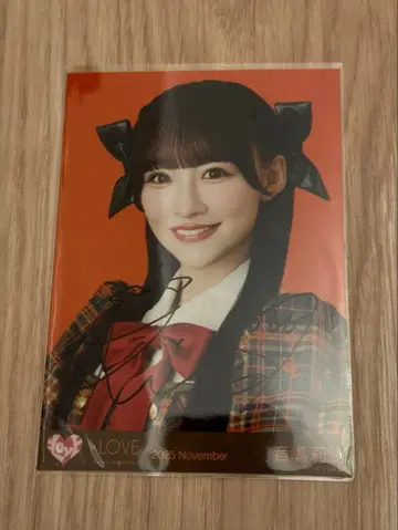 =LOVE 오토시마 리사 브로마이드 러브송에 습격당하다 친필 요리