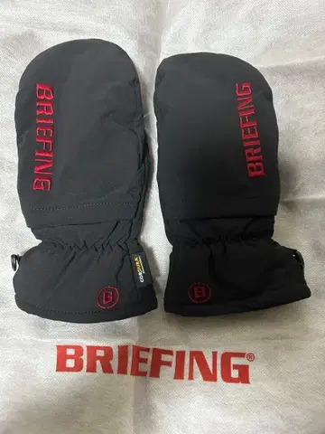 [새상품급] BRIEFING 미튼 블랙
