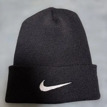 90s NIKE 나이키 로고 자수 니트 모자