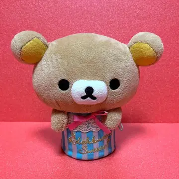 리락쿠마 소품함 키이로이토리의 머핀 봉제 인형 마스코트 증정 포함