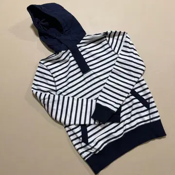 TOMMY HILFIGER 스트라이프 후드티 새상품급