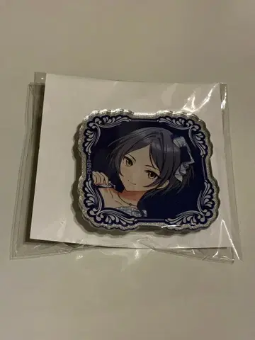 신데렐라 걸스 하야미 카나데 트레이딩 라메 아크릴 핀 배지