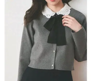 셀포드 [WEB 한정판] 탈착식 레이스 스칼라 가디건