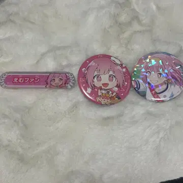 호우 에무 칭호 배지 캔뱃지 3종 세트