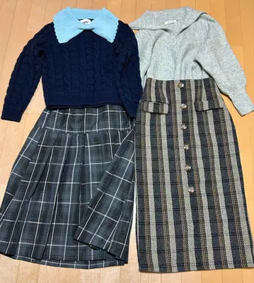 코디 세트 걸리시 프레피 계열