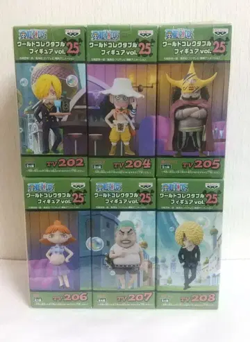 원피스 월드 콜렉터블 피규어 vol.25 6종 세트