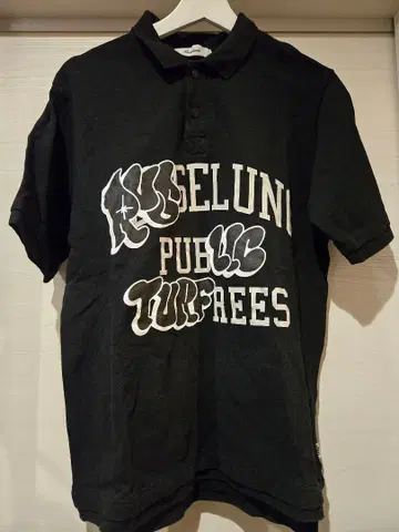 Russeluno 블랙 피케 셔츠 사이즈 4