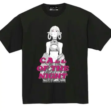 코토야마전 T셔츠 CALL OF THE NIGHT 요후카시노우타 XL