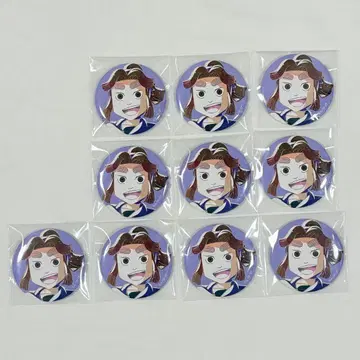 애니-아트 캔뱃지 히라타키 야샤마루 10개