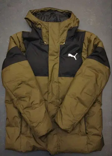 PUMA 다운 자켓 L 올리브 그린