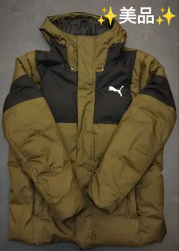 PUMA 다운 자켓 L 올리브 그린