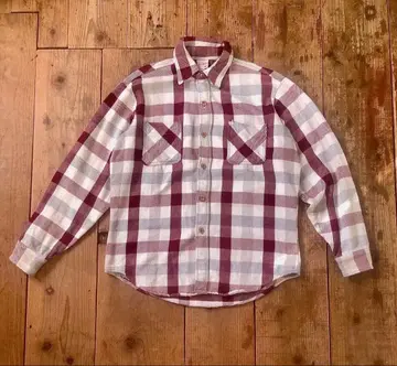 레어! USA제 70s 단일 택 빅맥 플란넬 셔츠 bigmac M