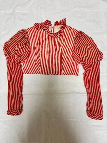 구제 의류 vintage 부도와르 블라우스 셔츠