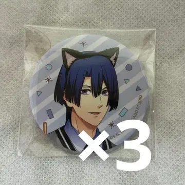우타프리 히지리카와 마사토 BGS 캔뱃지 FDD 3개 세트
