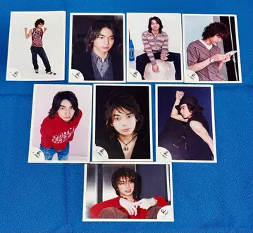 아라시 공식 브로마이드 구 로고 8장 세트 마츠모토 준 1