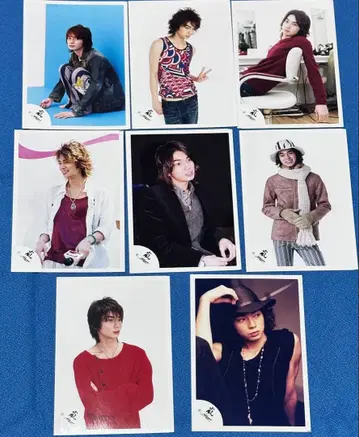 아라시 공식 브로마이드 구 로고 8장 세트 마츠모토 준 3