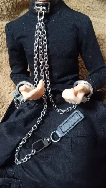 1/6 인형 목걸이, 수갑 포함 체인