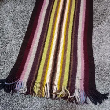 Paul Smith 멀티 컬러 버진 울 머플러