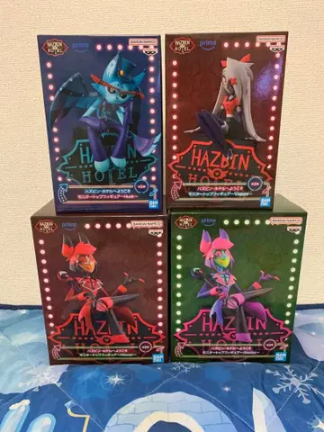 해즈빈 호텔에 오신 것을 환영합니다 모니터 탑 피규어 4종 세트