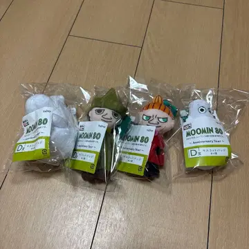 다이토 복권 무민 D상 마스코트 배지 4종 세트 컴플리트