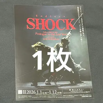 영화 플라이어 Endless SHOCK