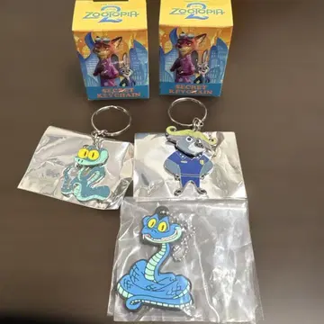 주토피아 키링 게리 & 보스코 서장 데포라바! 게리