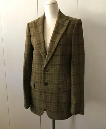 드리스반노튼 x 쓰리에스테이츠 트위드 울 자켓