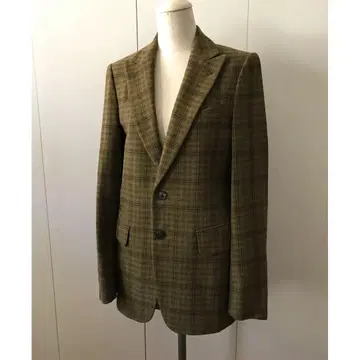 드리스반노튼 x 쓰리에스테이츠 트위드 울 자켓