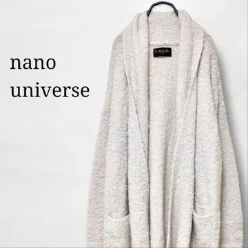 나노 유니버스 롱 니트 가디건 울 혼방 알파카 혼방 아우터 겉옷