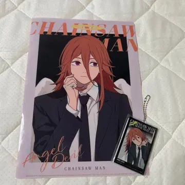 체인소 맨 천사의 악마 아크릴 빅 택 클리어 파일 세트