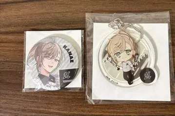 ChroNoiR 카나에 치바 롯데 캔뱃지 아크링 키링