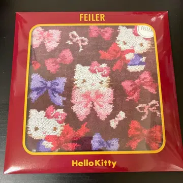 새상품 FEILER 페이 산리오 콜라보 헬로키티 키티