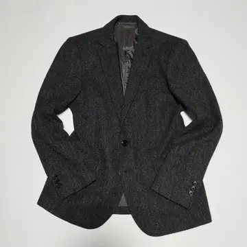 영국 MOON사 원단 유나이티드 애로우즈 다크 그레이 트위드 자켓