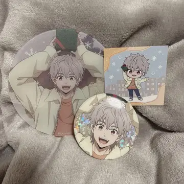 윈블 Gigo 콜라보 클리어 코스터 스티커 캔뱃지