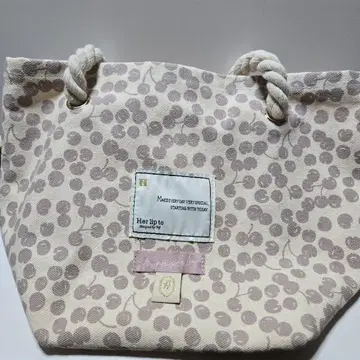 체리 토트백 herlipto 체리 토트백