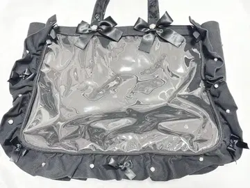 자카마트 이타백 이타백 프릴 디자인 A3 블랙 블랙 5주년