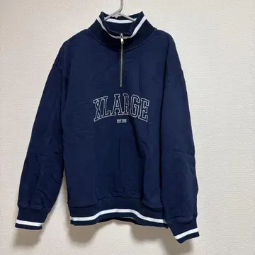 XLARGE 네이비 하프 지퍼 트레이닝복 M