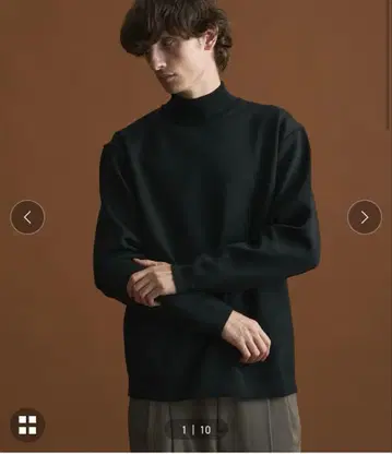 바운드 울 밀라노 리브 하이넥 니트