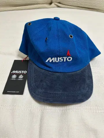 [택 포함 새상품] Musto 무스토 로고 자수 캡 네이비 마린 의류